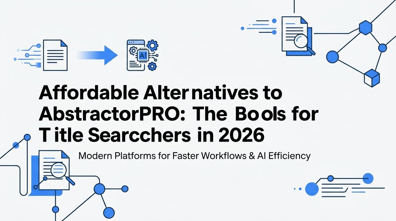 Affordable Alternatives to AbstractorPRO: The Best Tools for Title Searchers in 2026
