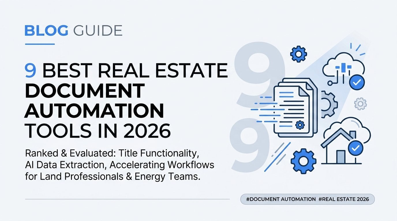 9 Best Real Estate Document Automation Tools in 2026